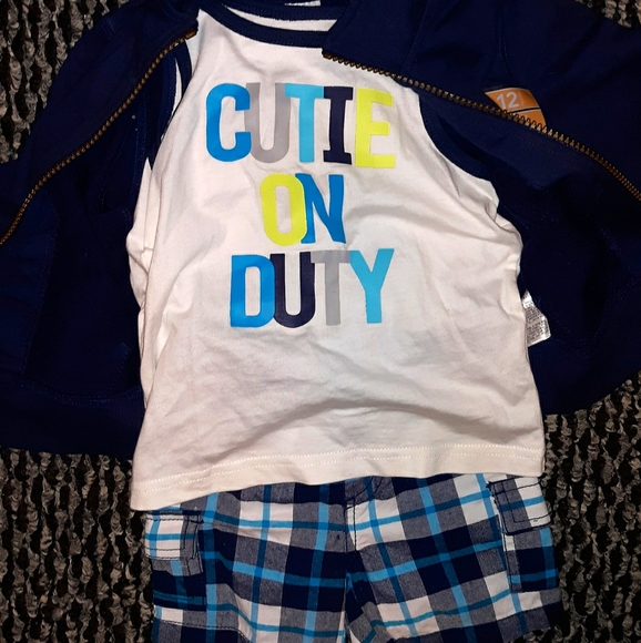 NWT Carter's Beach Cutie 3 PC Shorts Jacket Set 12 - Picture 11 of 14